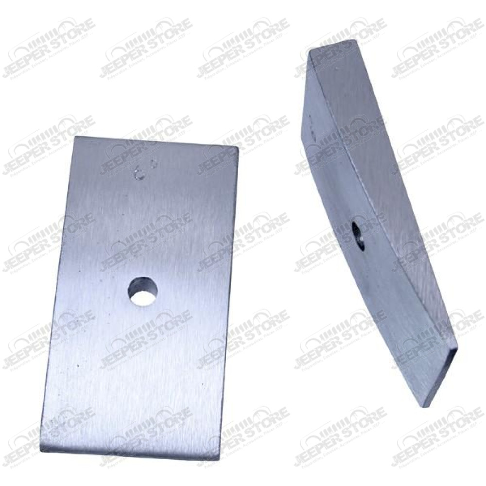 Suspension Leaf Spring Shim Kit, Rear, 6 Degree, 2.5 Inches Wide