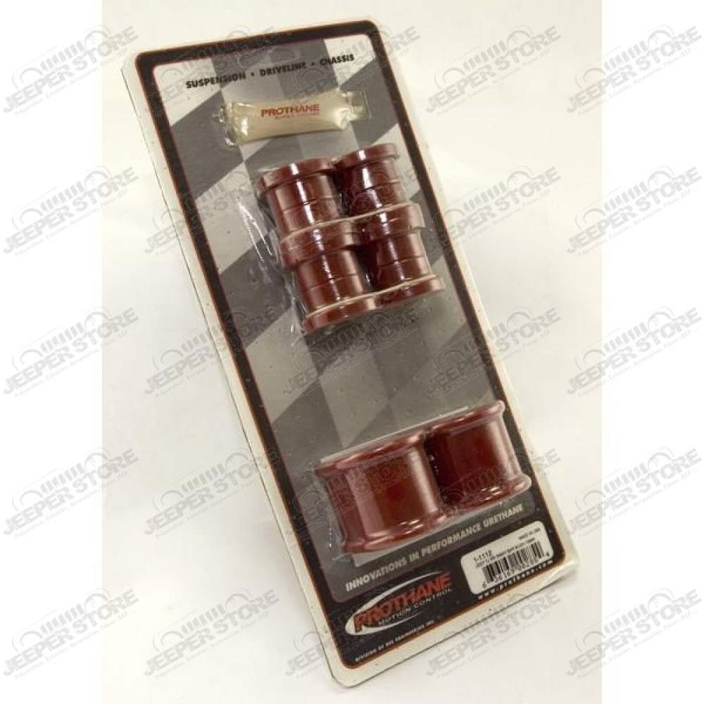 Suspension Stabilizer Bar Bushing Kit, Rear, Red, 13mm; 97-06 TJ
