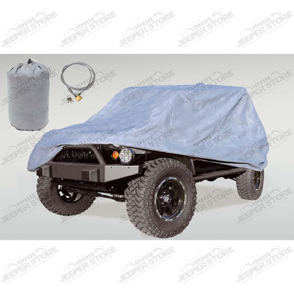 Car Cover, Full Kit; 55-06 Jeep CJ/Wrangler YJ/TJ