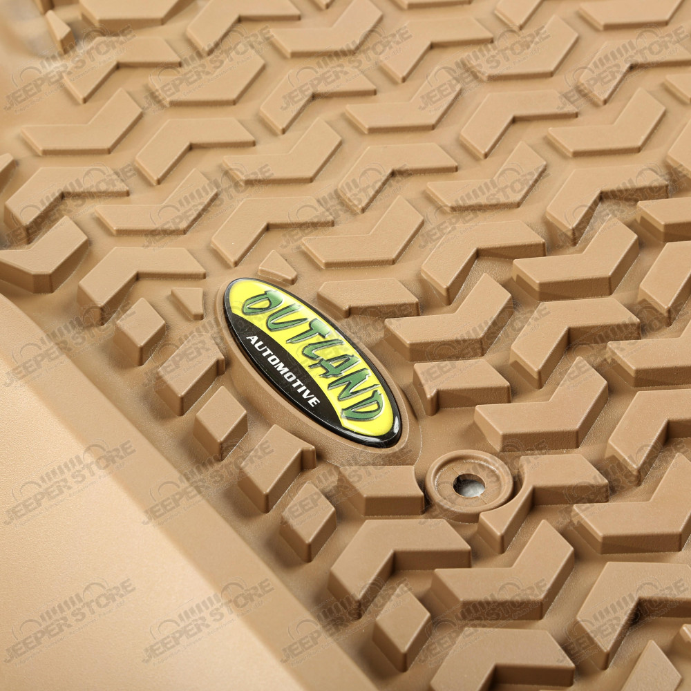 All Terrain Floor Liner, Front Pair, Tan 12-18 Ford F-250/350