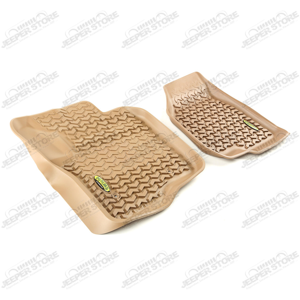 All Terrain Floor Liner, Front Pair, Tan 12-18 Ford F-250/350