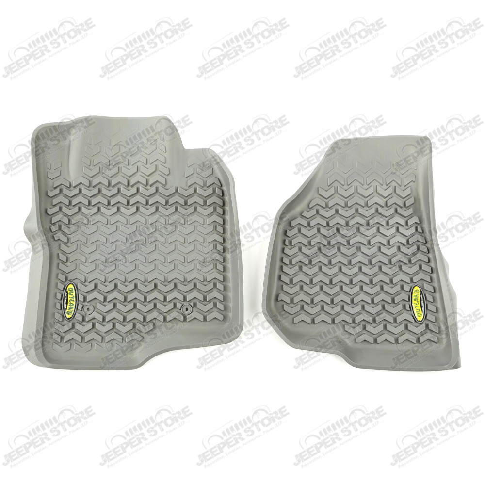 All Terrain Floor Liner, Front Pair, Gray; 11-12 Ford F-250/F-350