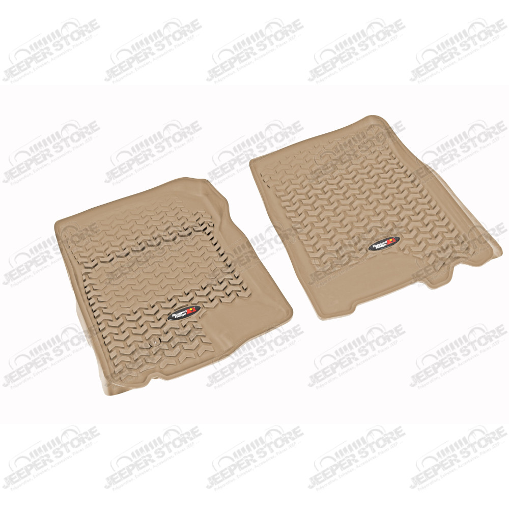 All Terrain Floor Liner, Front Pair, Tan; 97-03 Ford F-150/SUV