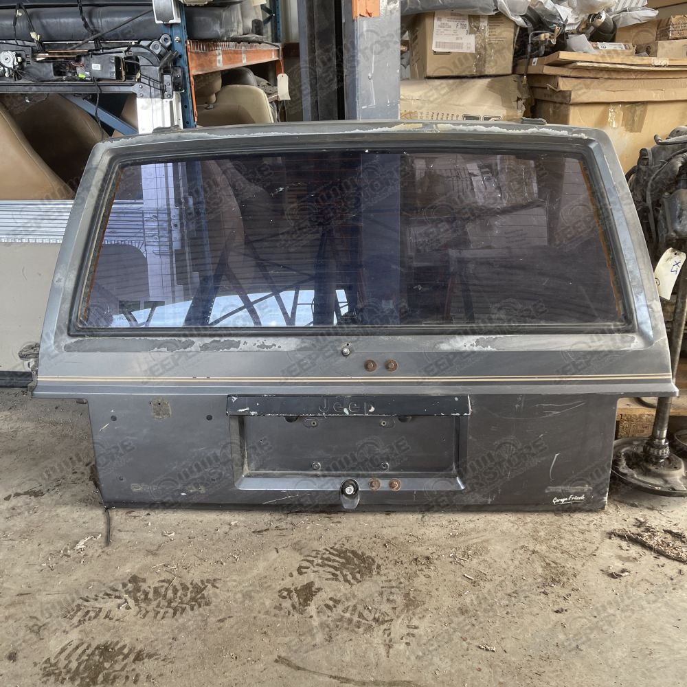 Occasion : Hayon de coffre arrière gris pour Jeep Cherokee XJ (1984-1996)