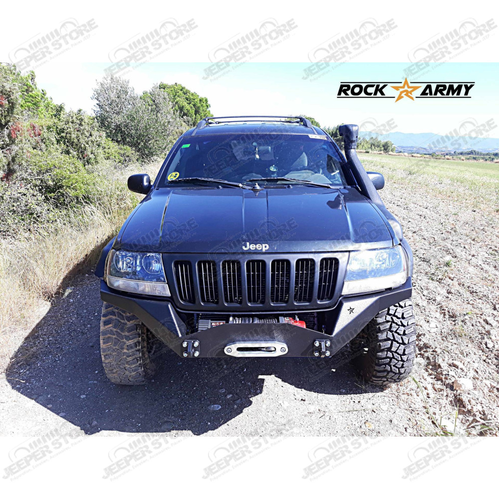 Pare chocs avant acier avec porte treuil (modèle XT) Rock Army Jeep Grand Cherokee WJ, WG