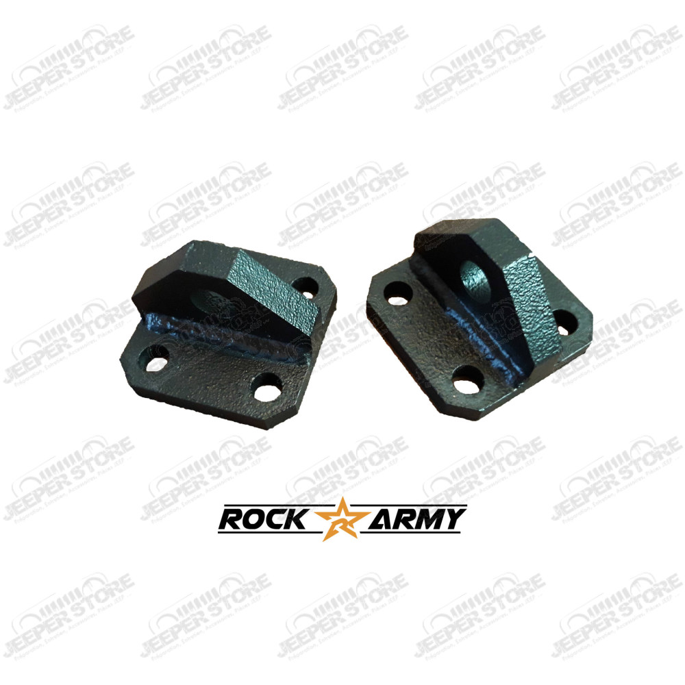 Kit de 2 supports pour manilles pour pare chocs Rock Army - PTG80X80