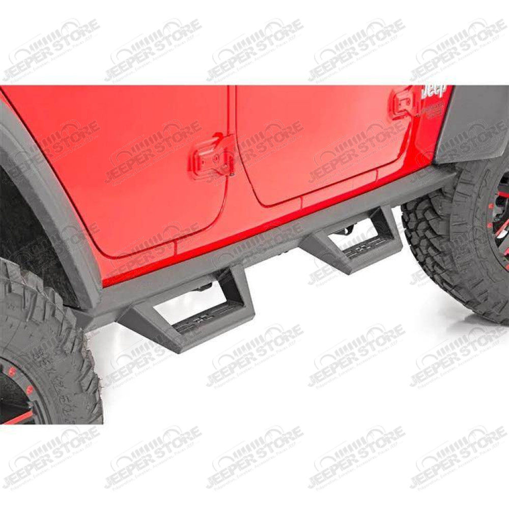 Kit de marchepieds Rough Country - Jeep Wrangler JL Unlimited (4 portes) - RC90769A / 90769A
