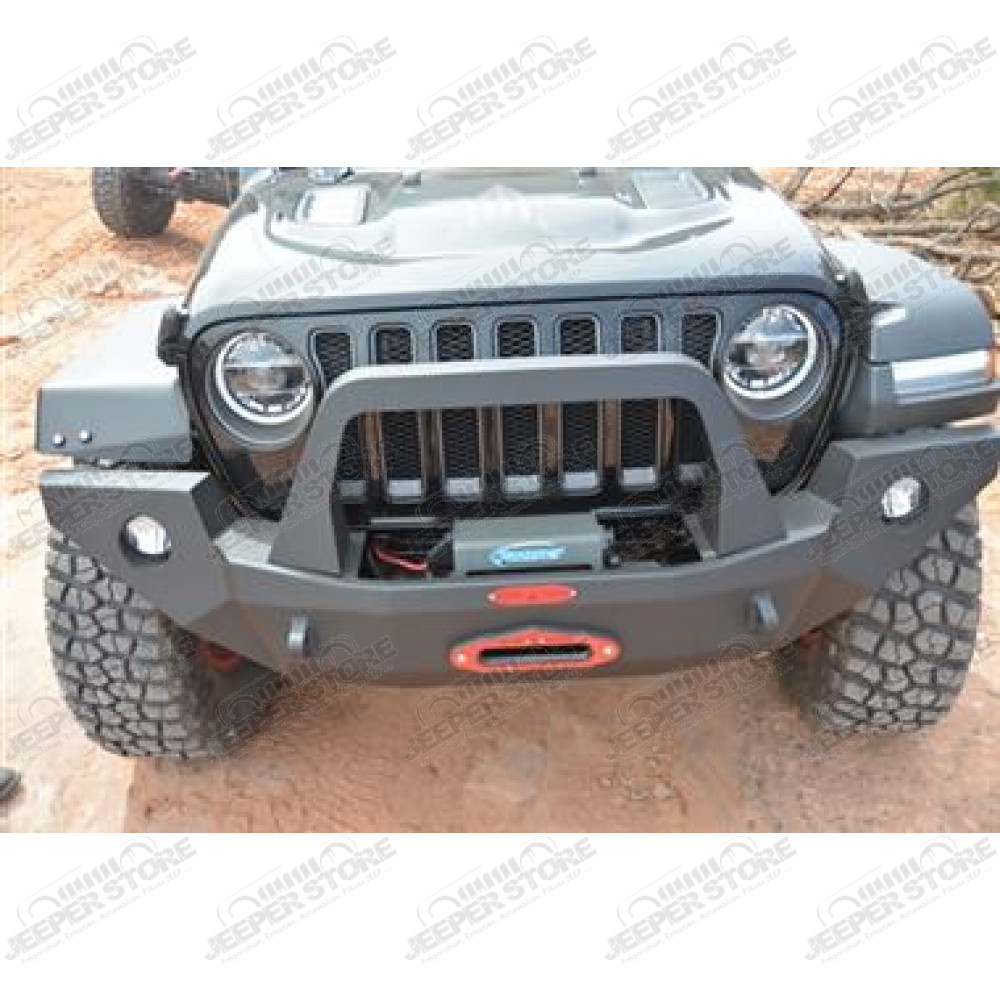 Pare chocs avant acier avec porte treuil RSE pour Jeep Wrangler JL