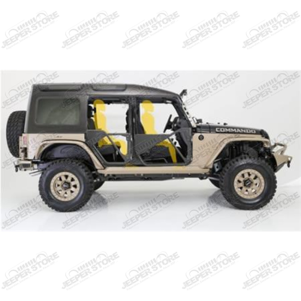 Hard Top Safari complet noir Jeep Wrangler JK Unlimited 4 portes