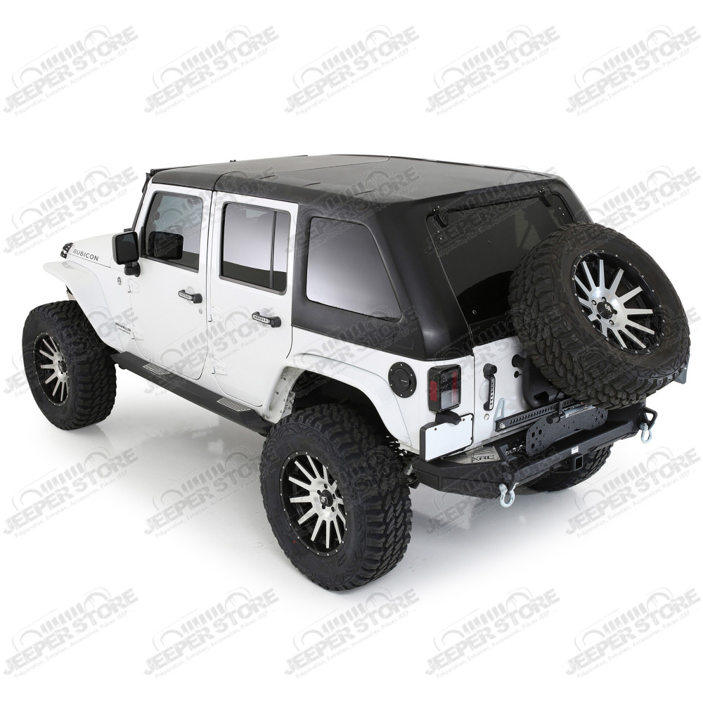 Hard Top Smittybilt Fastback complet noir Jeep Wrangler JK Unlimited 4 portes