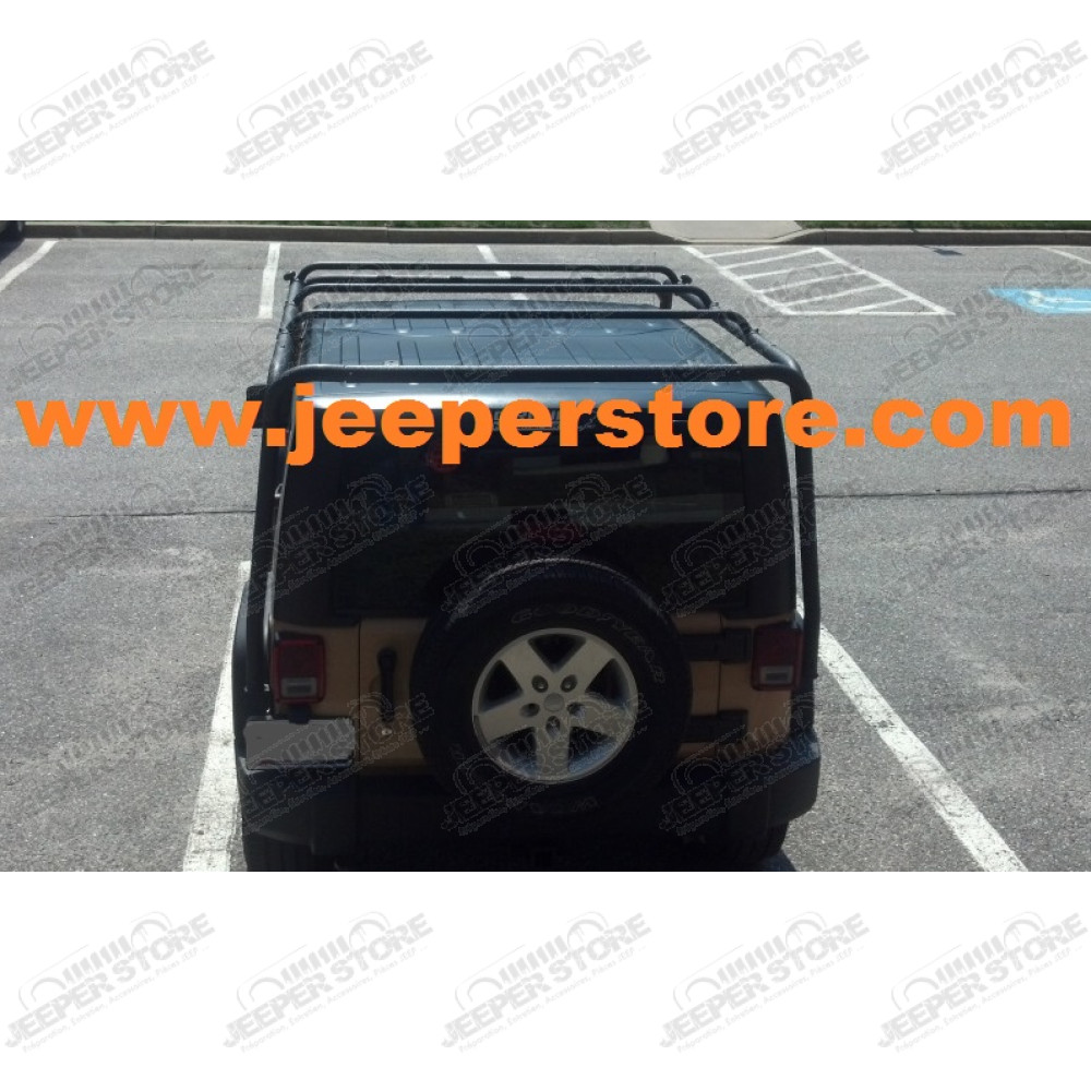 Galerie de toit acier noir Overhead Rack - Jeep Wrangler JK (2 portes) - SB76716