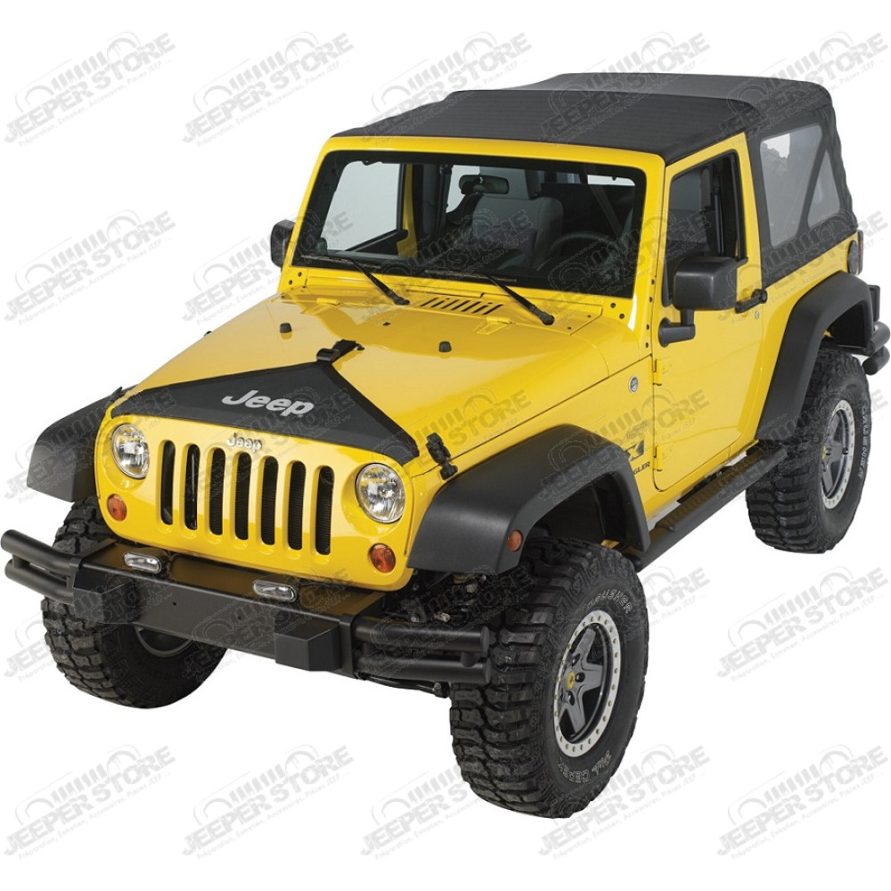 Protection de capot Jeep en tissu "String Jeep" pour Jeep Wrangler JK