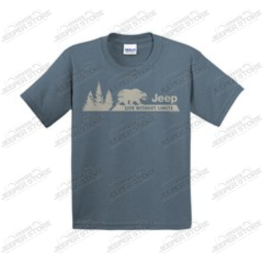 Tee-shirt Jeep "Live without limits" pour enfant, taille S
