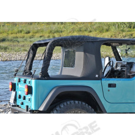 Bâche complète Suntop Cargo Top JL2, couleur: Noir (Black Diamond) pour Jeep  Wrangler JL (2 portes)