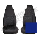 Kit Housses de sièges avant - Couleur : Bleu Jeep Wrangler TJ
