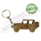 Porte clef en bois Jeep