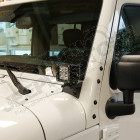 Kit de support sur baie de pare brise pour 1 phare (la paire) Jeep Wrangler JK