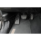 Repose pied en acier noir pour Jeep Wrangler JL (boite auto)