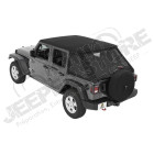 Bache complète, "Trektop NX" , couleur: black diamond, Jeep Wrangler JL Unlimited (4 portes)