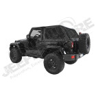Bâche complète Suntop Fastback Top U2, couleur: noir (Black Diamond) pour Jeep Wrangler JL (2 portes)