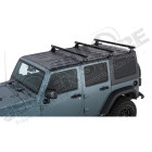 Galerie de toit Rhino-Rack complète (3 barres) - Jeep Wrangler JK Unlimited (4 portes) 