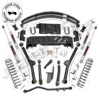 Kit réhausse +6.5" (+16.51cm) Long Arm Rough Country Jeep Cherokee XJ