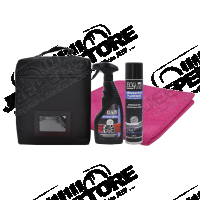Pack cosmétique nettoyant EcoTec (sacoche +Nettoyant jantes + Rénovateur plastique + micro fibre) - ECO5014