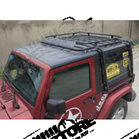 Galerie de toit acier pour Jeep Wrangler JK (2 portes)