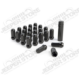 Spline Drive Lug Nut Kit – M14-1.5 – Black – 23 pcs