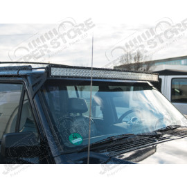 Support noir pour barre de LED Jeep Cherokee XJ