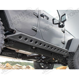 Kit de protections noir pour Jeep Wrangler JK Unlimited (la paire) (JK 4 portes)