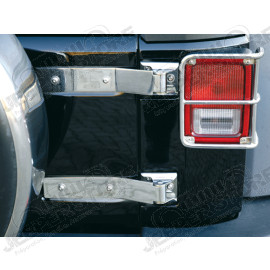 Kit charnières de ridelle de coffre acier inox Jeep Wrangler JK