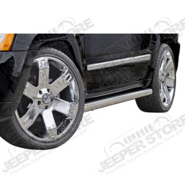 Kit marchepied tubulaire acier inox (diamètre : 75mm) - Jeep Grand Cherokee WH