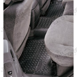 Kit de tapis de sol en plastique caoutchouc préformé pour l'arrière Jeep Grand Cherokee WH, WK