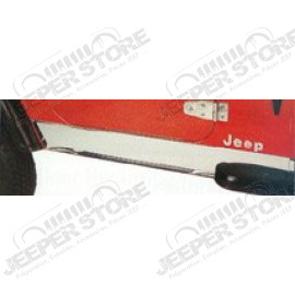 Kit de protections de bas de caisse latérales en acier / inox pour Jeep Wrangler YJ