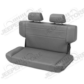 Banquette arrière rabattable avec appuie tête, (couleur: vinyl charcoal/gray) pour Jeep Wrangler TJ