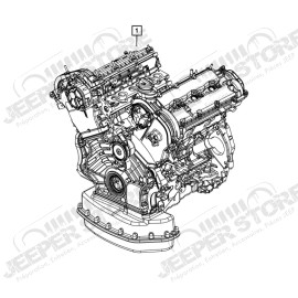 Moteur nu 3.0L CRD V6 (VM) 250 chevaux - Jeep Grand Cherokee WL / WK2 - 05158050AI / 5158050AI / 5158050AH / 05158050AH