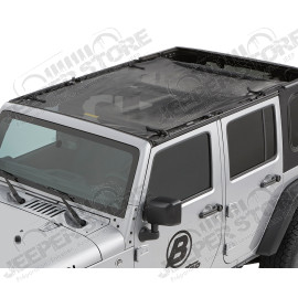Bikini Safari couleur: Black Mesh Jeep Wrangler JK Unlimited (4 portes)