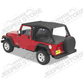 Bikini Header version Safari - Couleur : Black Diamond - Jeep Wrangler TJ Unlimited