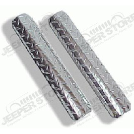 Kit enjoliveurs en aluminium pour barre latérale (marche pieds) (pour barres de protection latérales diametre :75mm longueur: 46cm