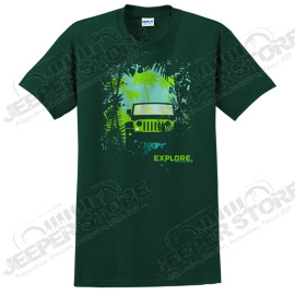Tee shirt Jeep , Explore Jungle, taille M 