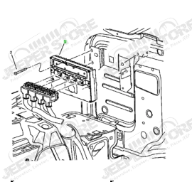 Calculateur moteur (commande groupe motopropulseur générique) 2.8L CRD Jeep Wrangler JK