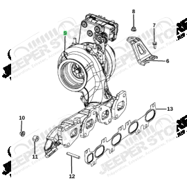 Turbo compresseur moteur pour 2.2L TD Jeep Wrangler JL