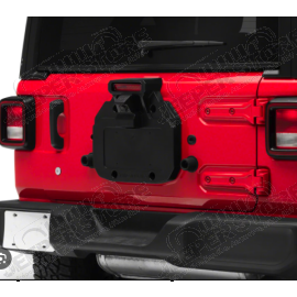 Support de plaque et caméra pour suppression roue de secours pour Jeep Wrangler JL - 4838500
