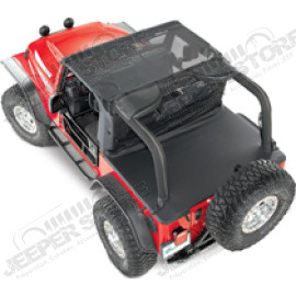 Bikini version ''Safari'' couleur: black MESH (Filet) Jeep Wrangler JK (2 portes)