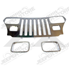 Grille Applique Set (Stainless-YJ)