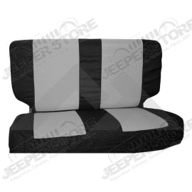 Rear Seat Cover Set (Black/Gray)