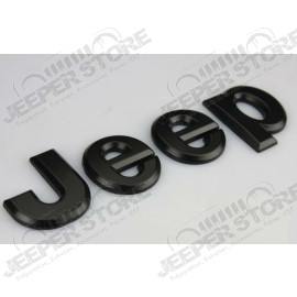Logo "JEEP" emblem alliage noir de carrosserie 