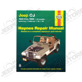 Manuel de réparation en ANGLAIS (RTA) pour Jeep CJ