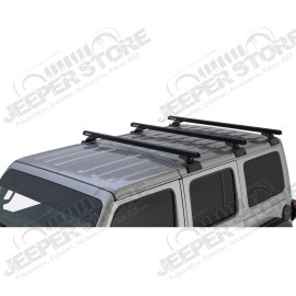Kit de 3 barres de toit (Heavy Duty) Jeep Wrangler JL (4 portes) avec renfort dans le hardtop